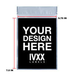 1 OZ Mylar Bag Label