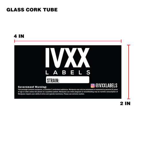 Pre-Roll Plastic 109mm Label