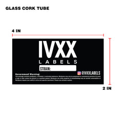 Pre-Roll Plastic 109mm Label